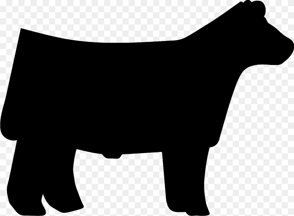 Market Steer Cliparts, Animal, Bull, Mammal, Silhouette Png