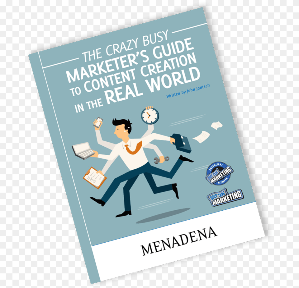 Marketers Guide To Content Creation Tilted Ebook Acelerados Verdades E Mitos Sobre O Tdah Transtorno, Advertisement, Poster, Adult, Person Png Image