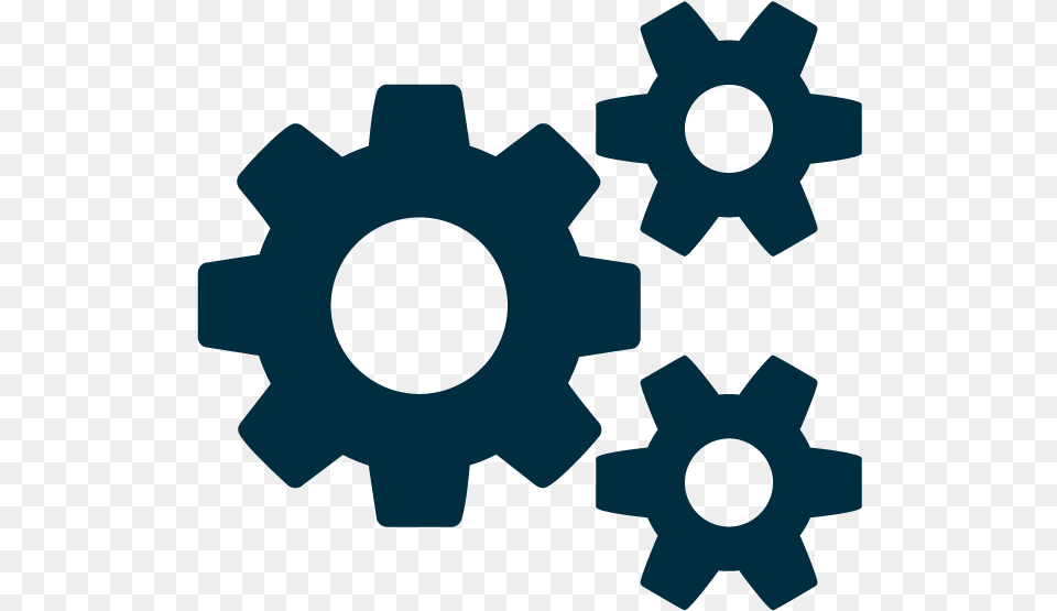 Marketing Automation Strategy Background Cog Icon, Machine, Gear, Person Free Png Download