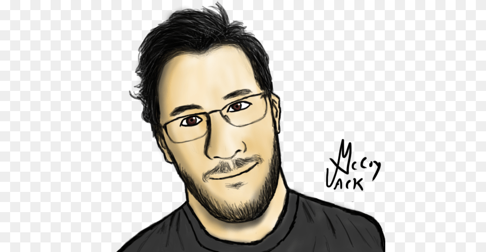 Markiplier Drawing By Sortofweirdo Picture Markiplier Drawing, Portrait, Head, Photography, Face Png