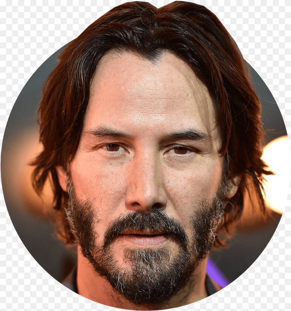 Markiplier Looks Like Keanu Reeves Celebrities Look Alike Normal People, Adult, Beard, Face, Head Free Png Download