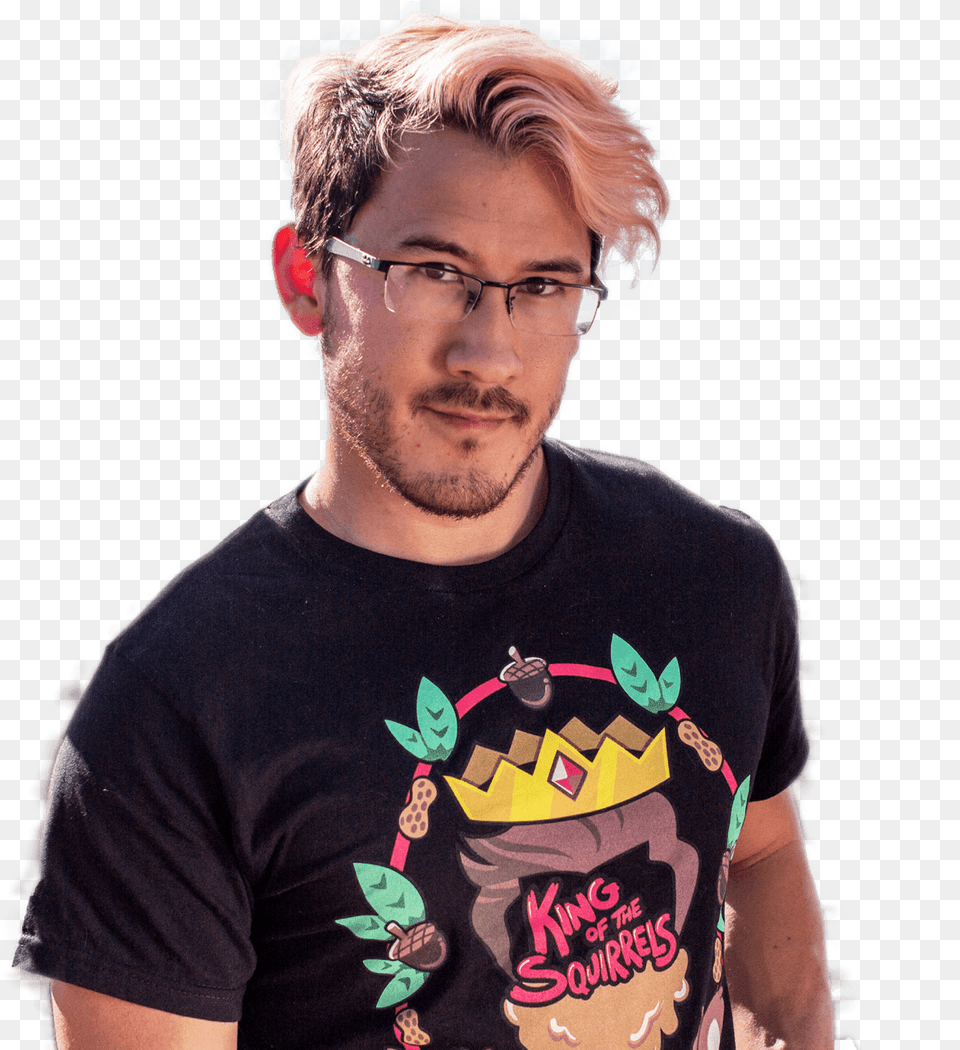 Markiplier Markiplier, T-shirt, Adult, Clothing, Person Png