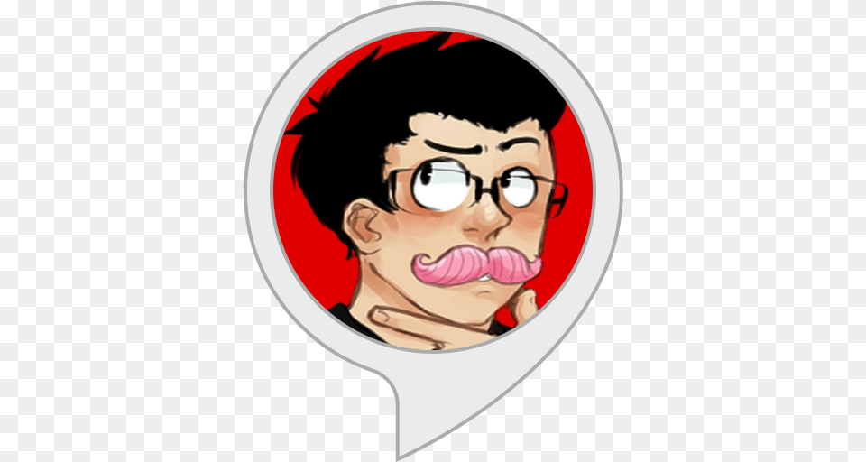 Markiplier New Video Flash Briefing Markiplier Youtube Logo, Baby, Person, Face, Head Free Transparent Png