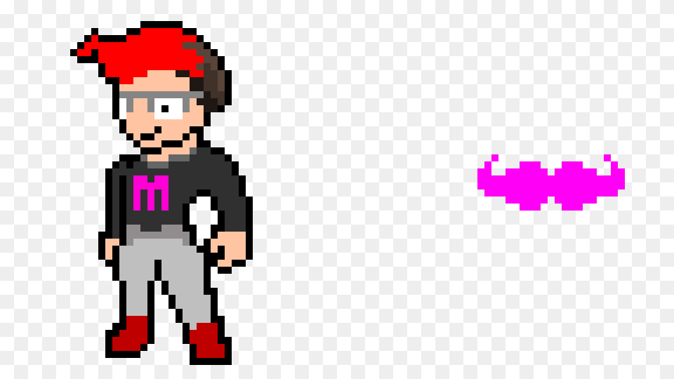 Markiplier Pixel Art Maker, People, Person, Purple Free Transparent Png