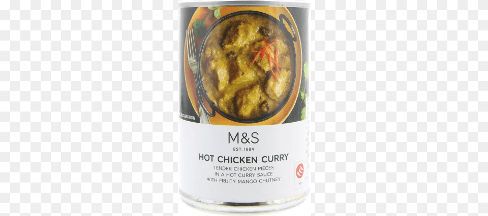Marks And Spencer Hot Chicken Curry Can, Food, Food Presentation, Meat, Mutton Free Png