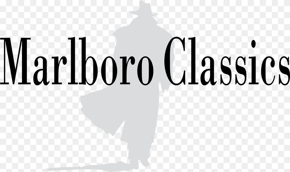 Marlboro Classic Logo Transparent Graphic Design, Silhouette, Stencil, Clothing, Hat Png