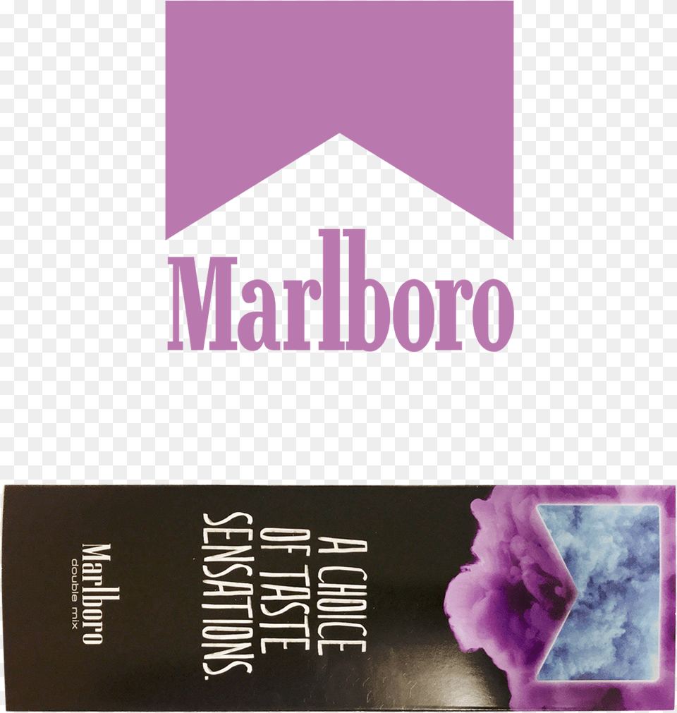 Marlboro Double Mix Rim, Purple, Advertisement, Book, Publication Free Transparent Png
