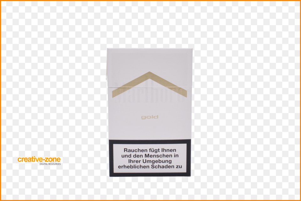 Marlboro Gold Pack Of Cigarettes Zigarettenpackung, Advertisement, Page, Poster, Text Png Image