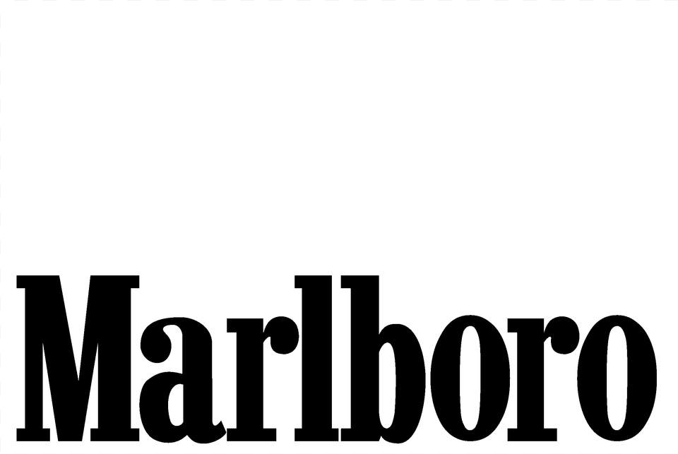 Marlboro Logo Black And White Marlboro Logo, Text Free Png Download