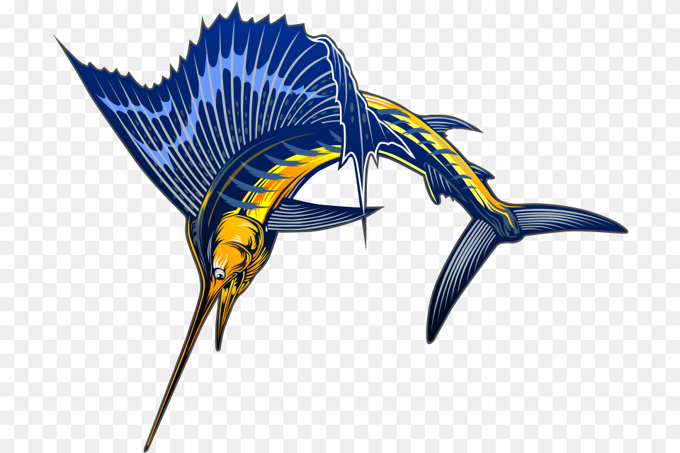 Marlin Clip Art Sailfish Transparent, Animal, Sea Life, Fish, Swordfish Free Png