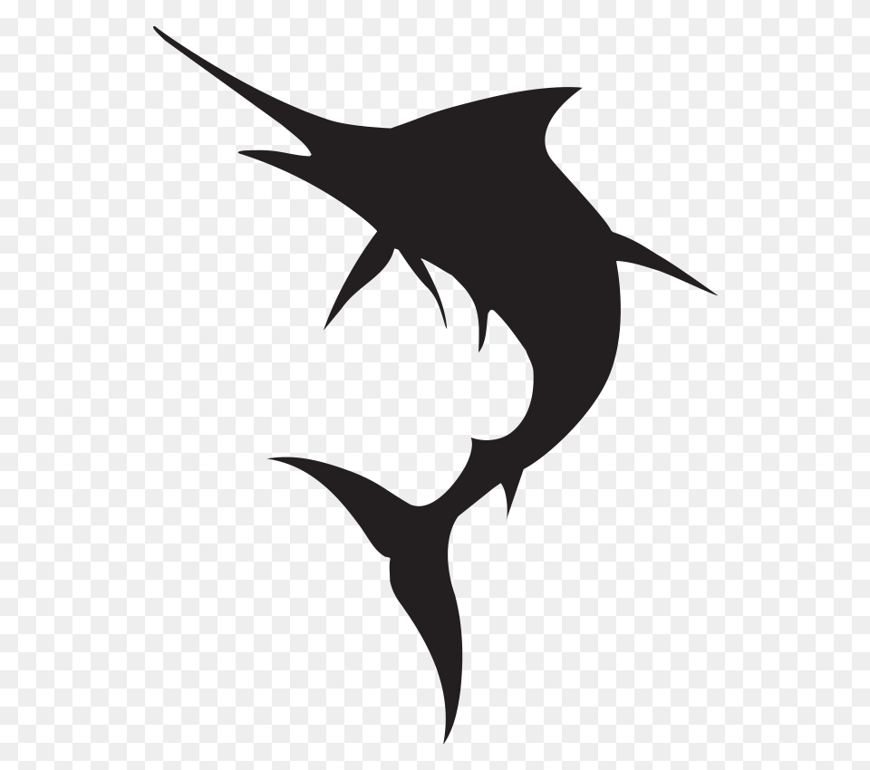 Marlin Mens Fashion, Silhouette, Animal, Sea Life, Fish Free Transparent Png