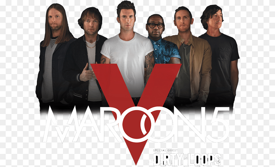 Maroon 5 World Tour 2015 Live In Bangkok Did Maroon 5 Start, Advertisement, Clothing, T-shirt, Poster Free Transparent Png