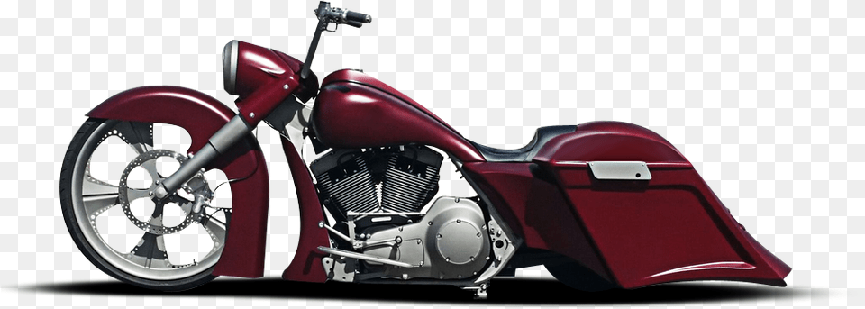 Maroon Cruiser, Machine, Motorcycle, Spoke, Transportation Free Transparent Png
