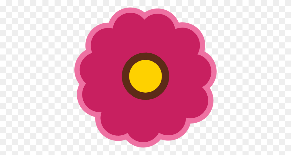 Maroon Flower Icon, Anemone, Dahlia, Daisy, Petal Png Image