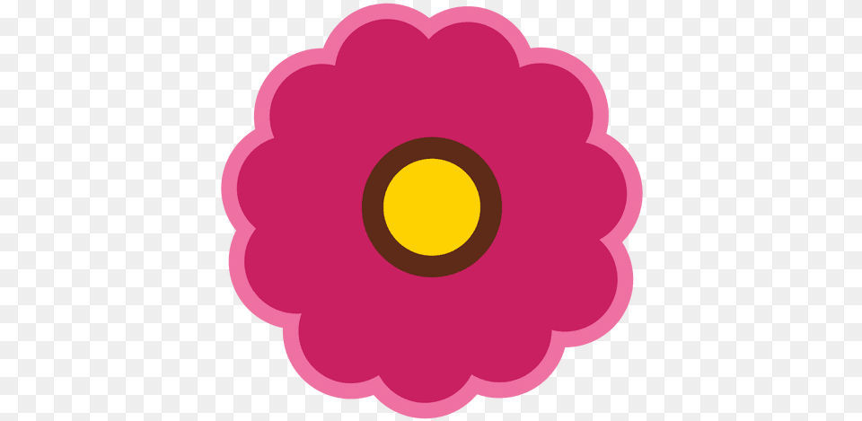 Maroon Flower Icon Circle, Anemone, Dahlia, Daisy, Petal Free Transparent Png
