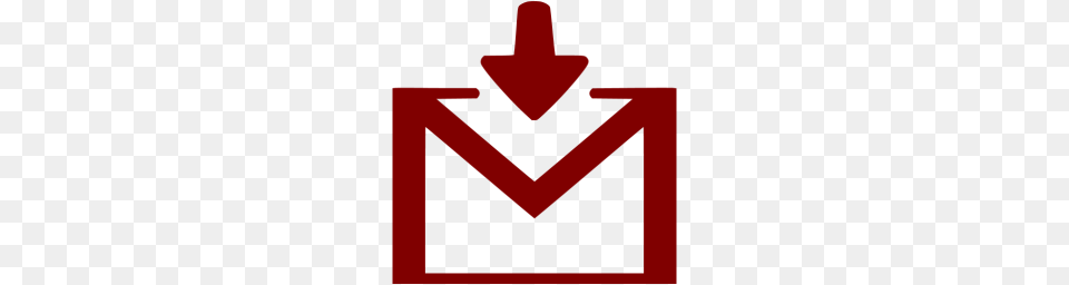 Maroon Gmail Logn, Logo Png