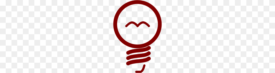 Maroon Light Bulb Icon, Logo Free Transparent Png