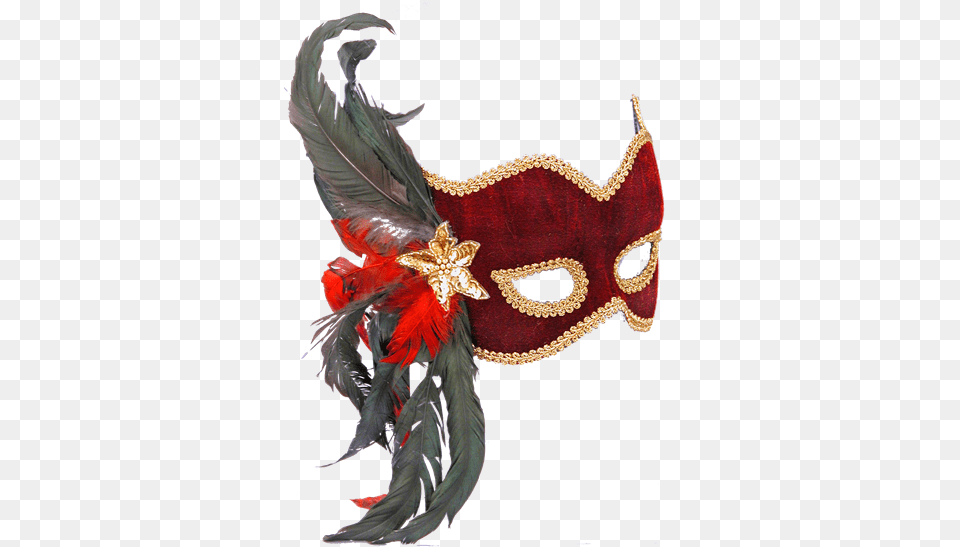 Maroon Masquerade Ball Masks, Mask, Adult, Bride, Female Png Image