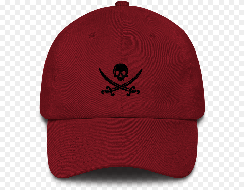 Maroon Pirate Flag Dad Hatclass, Baseball Cap, Cap, Clothing, Hat Png Image