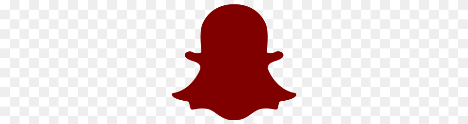 Maroon Snapchat Icon, Logo Free Png