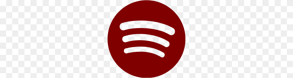 Maroon Spotify Icon, Logo Png