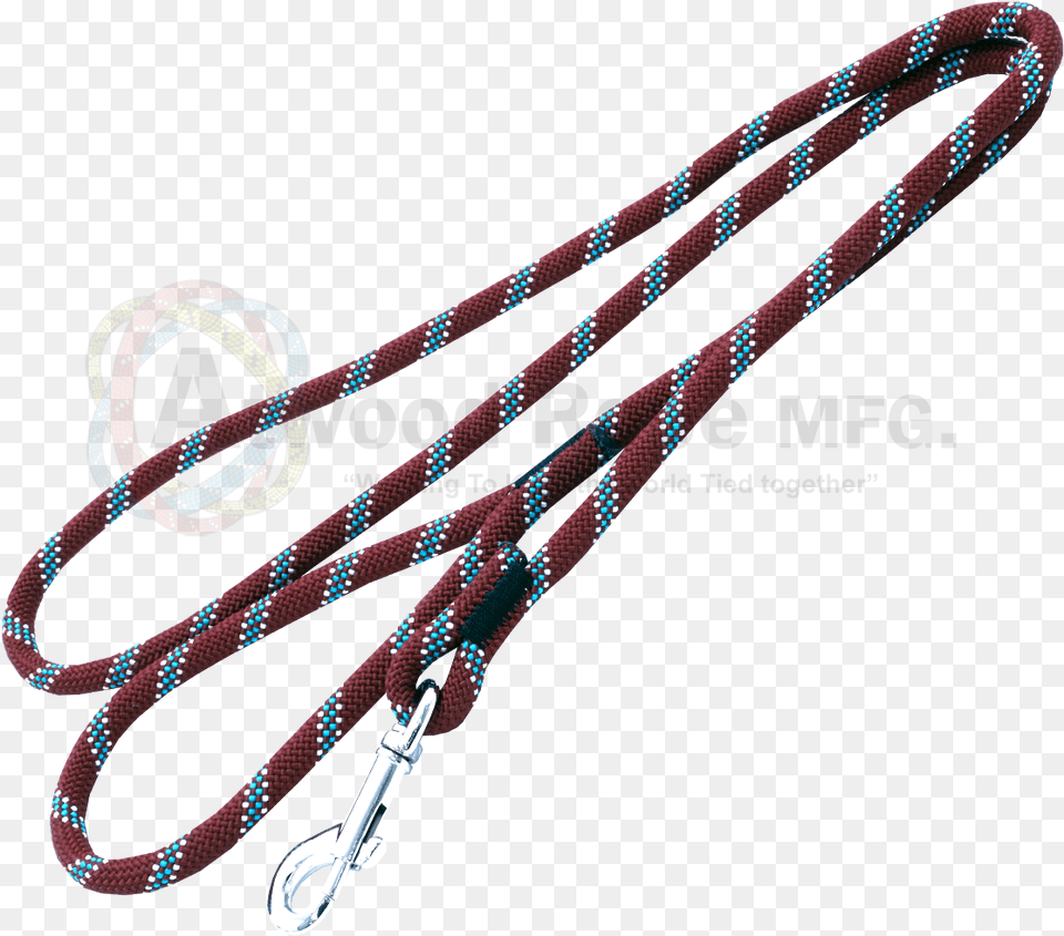 Maroon W Teal Amp White Tracer Rope Leash Wire Free Transparent Png