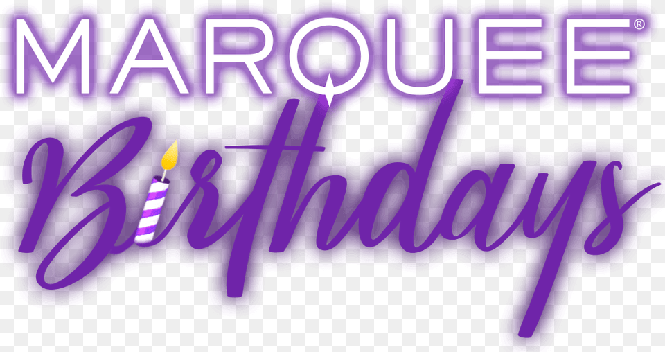 Marquee Birthday Packages Logo Lilac, Purple, Light, Dynamite, Weapon Png