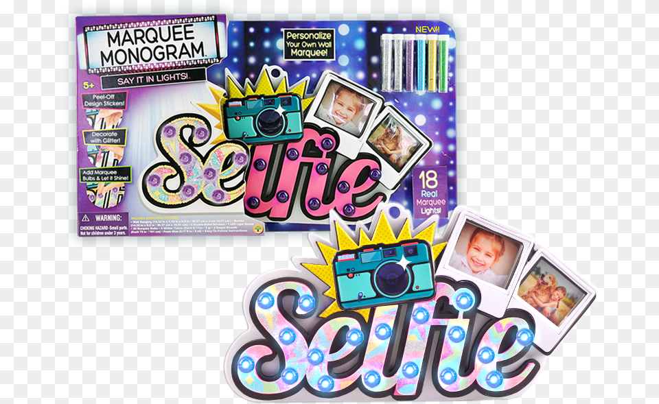 Marquee Selfie Lightboth2 Gadget, Person, Baby, Text, Camera Free Png Download