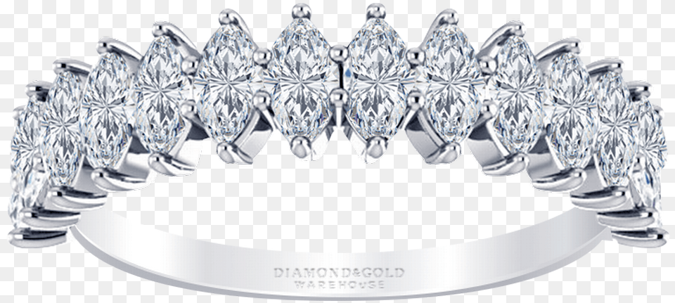 Marquise Diamond Anniversary Ring Tiara, Accessories, Gemstone, Jewelry Free Png