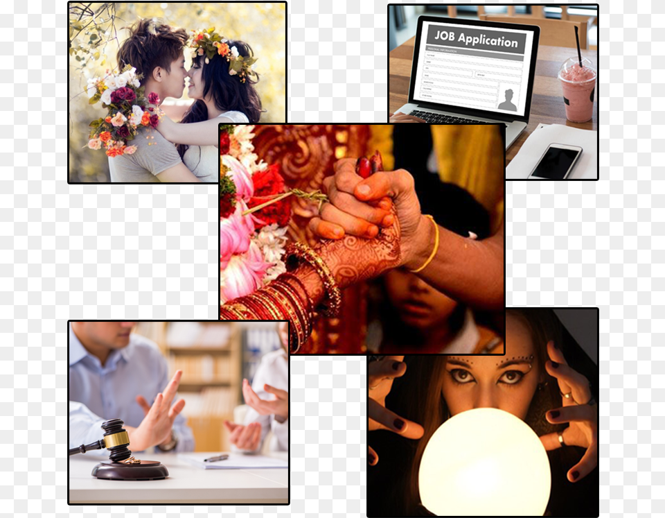 Marriage, Art, Collage, Flower Arrangement, Hand Png Image