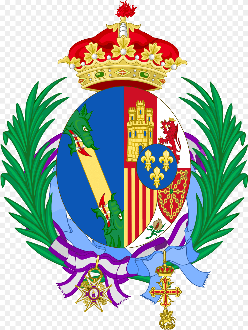 Marriage Coat Of Arms, Emblem, Symbol, Badge, Logo Free Png Download