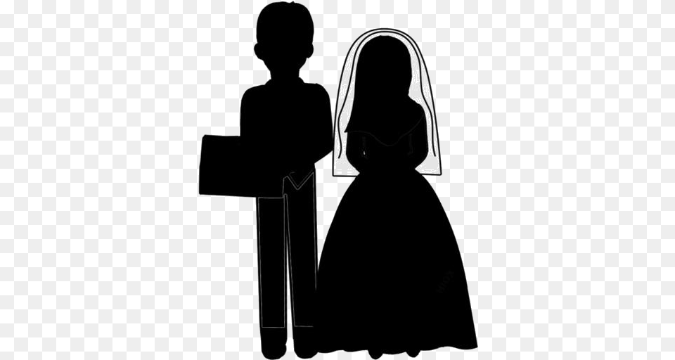 Married Couple Clip Art Silhouette, Accessories, Bag, Handbag, Fashion Png Image