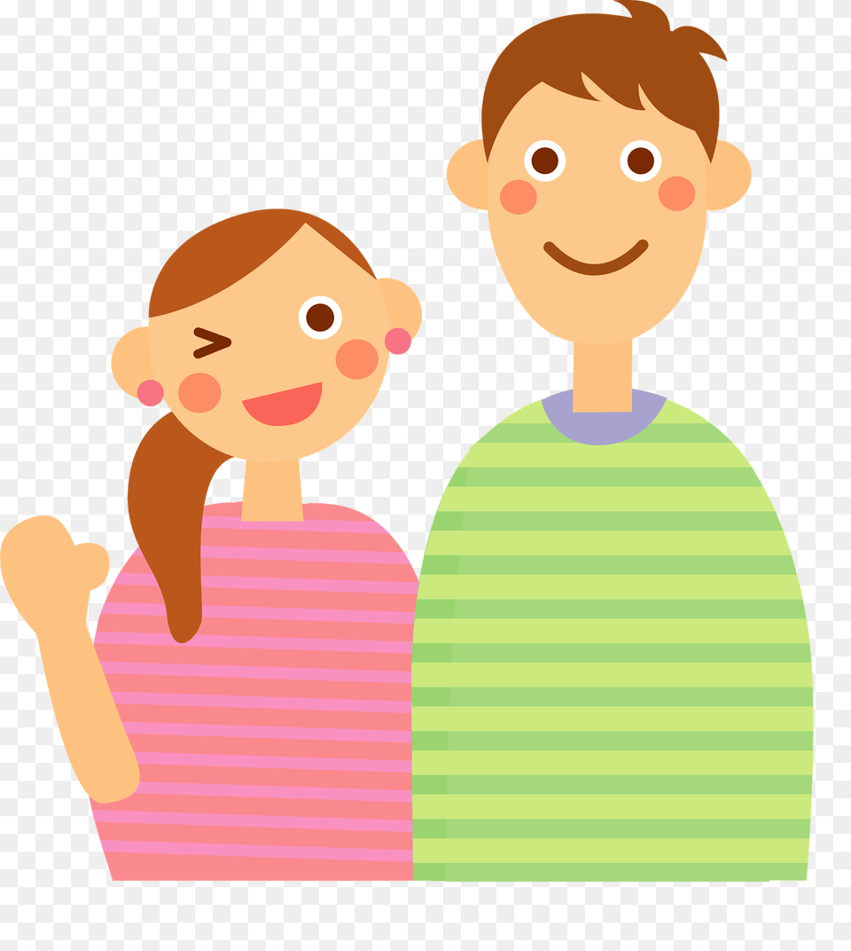 Married Couple Clipart, Baby, Person, Face, Head Free Png