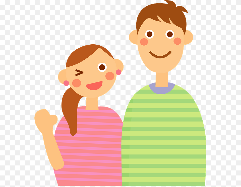 Married Couple Clipart Couple, Baby, Person, Face, Head Free Png Download