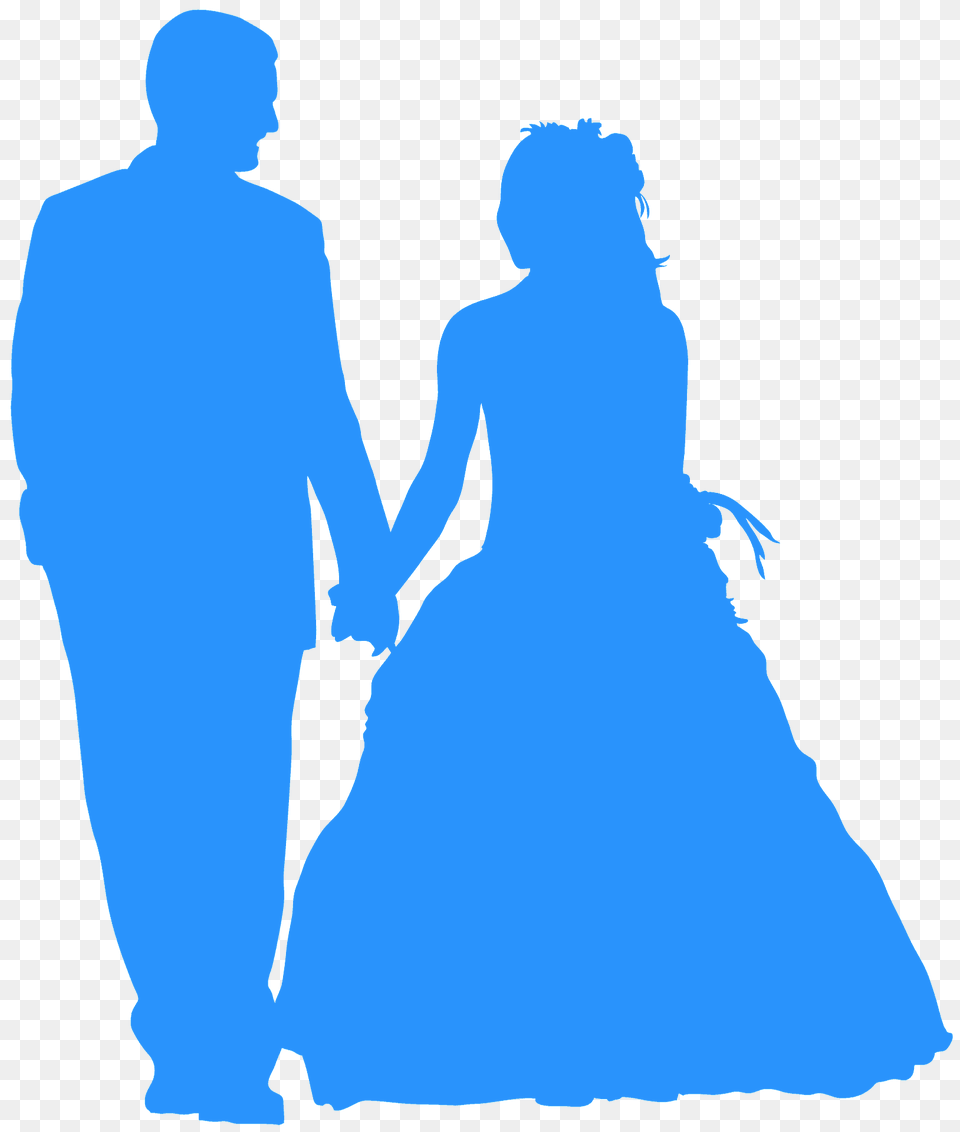 Married Couple Silhouette, Gown, Formal Wear, Fashion, Dress Free Png