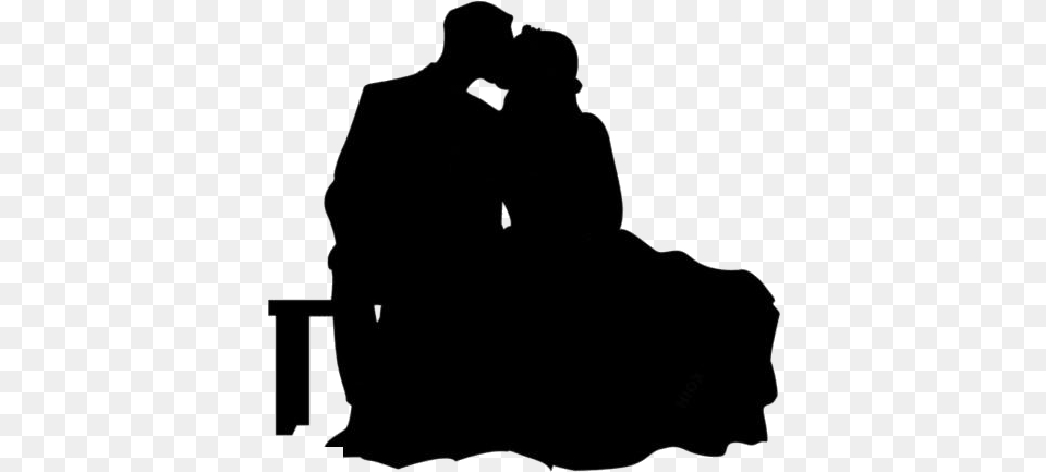 Married Couple Transparent Images Double Bass Silhouette, Clothing, Hoodie, Knitwear, Sweater Free Png