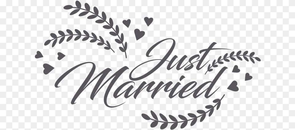 Married Just Jesus Our Logo Font Signs Wedding Text, Calligraphy, Handwriting Png