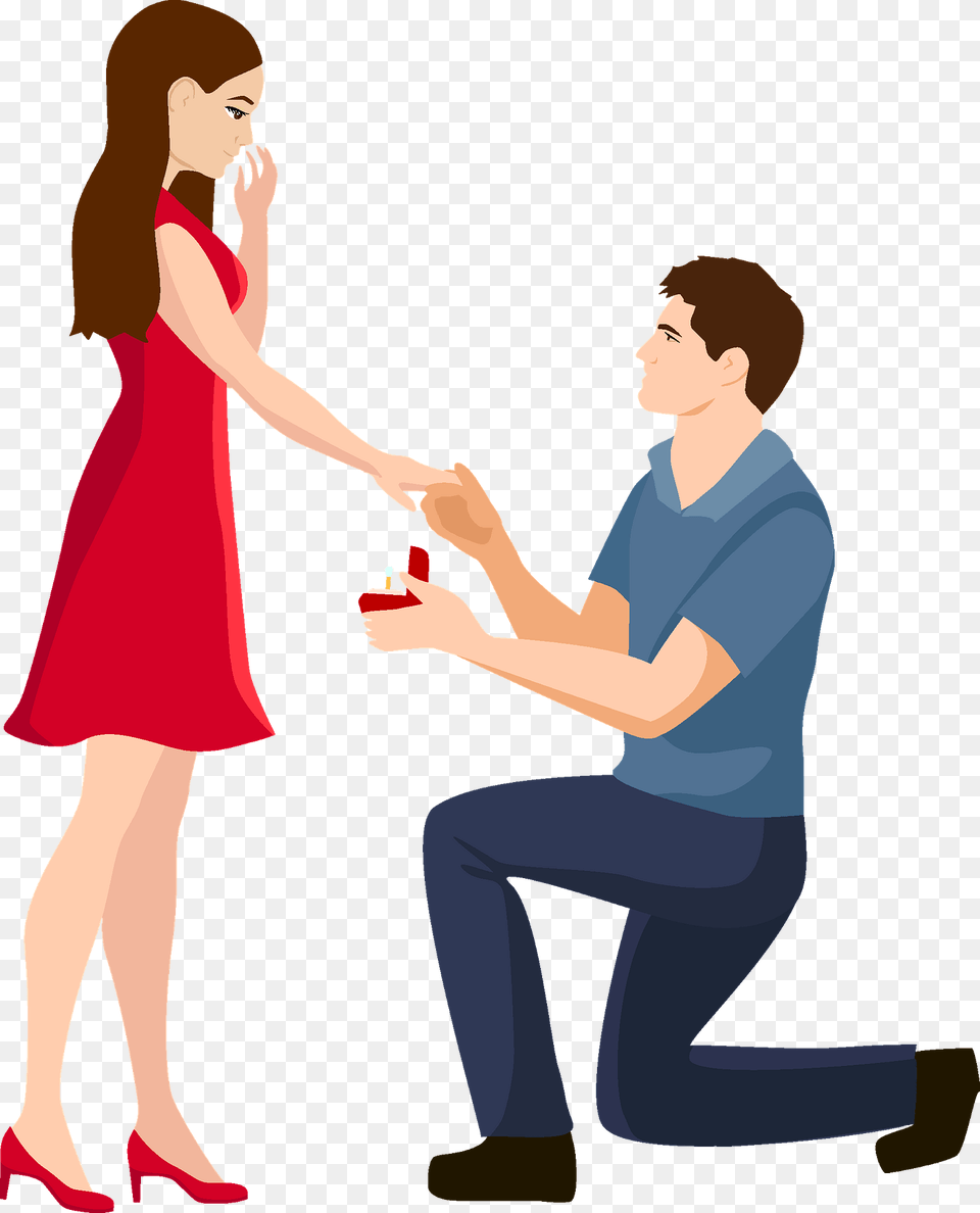 Marry Me Clipart, Adult, Person, Female, Woman Free Transparent Png