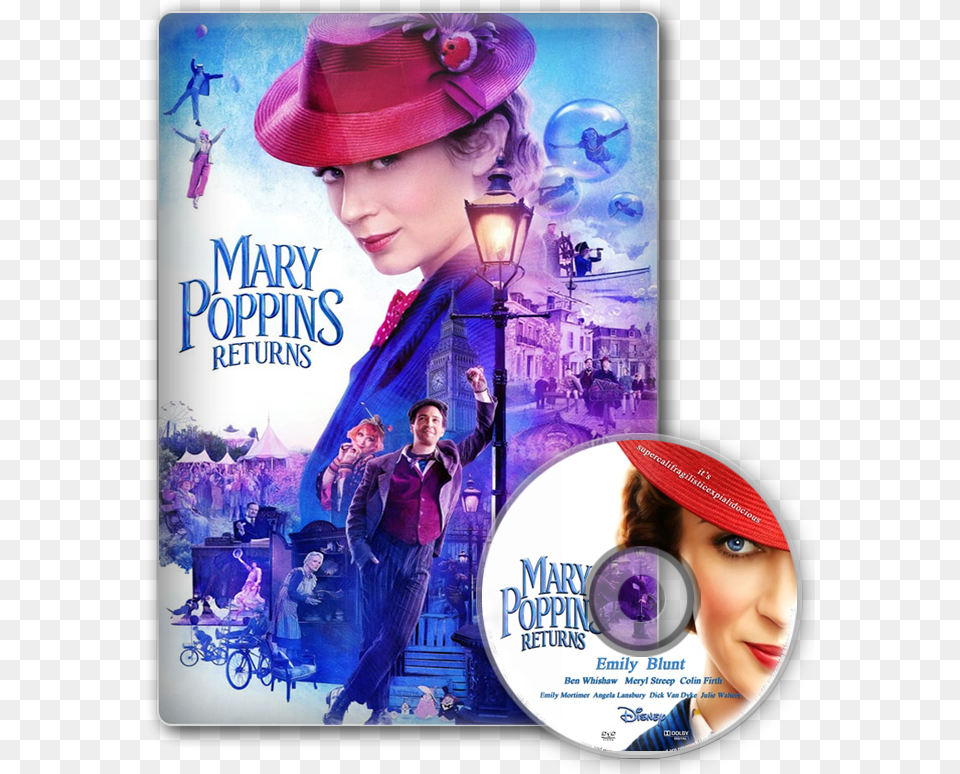 Marrypoppinsreturns Mary Poppins Returns Cover, Adult, Person, Man, Male Png