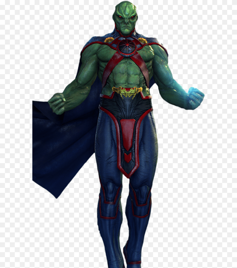 Mars Clipart Transparent Background Martian Manhunter, Adult, Male, Man, Person Png