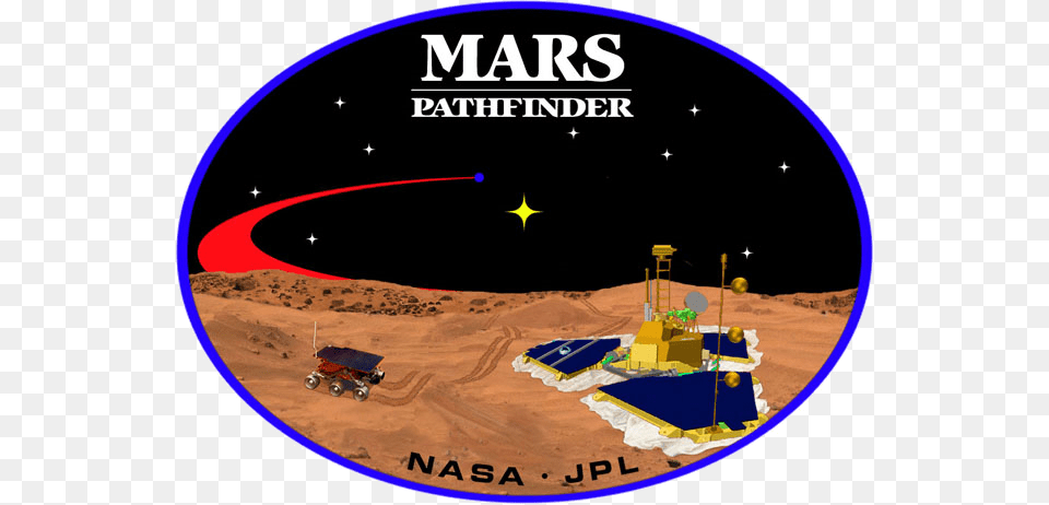 Mars Pathfinder Insignia Mars Pathfinder Mission Patch, Outdoors, Nature, Night, Astronomy Free Transparent Png