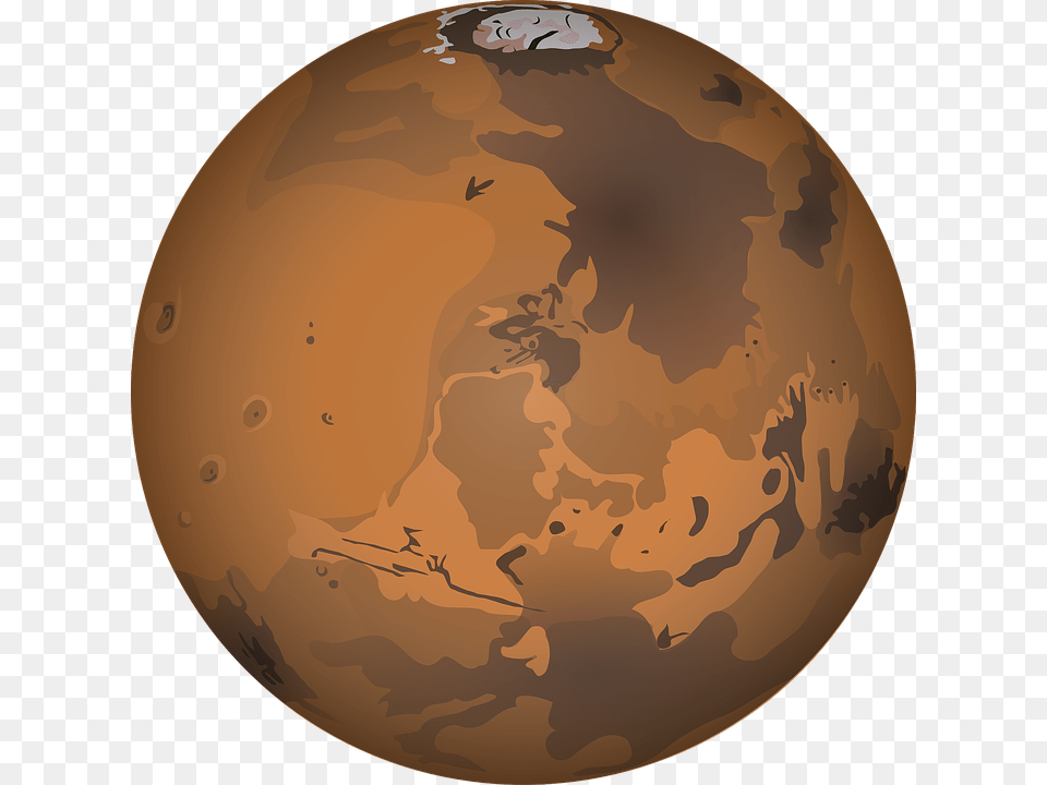 Mars Planet, Astronomy, Globe, Outer Space, Plate Free Transparent Png