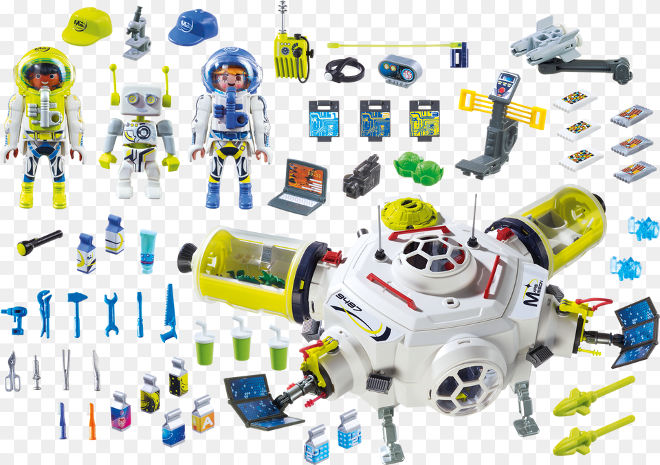 Mars Space Station Playmobil Mars Space Station, Robot, Toy, Baby, Person Free Png