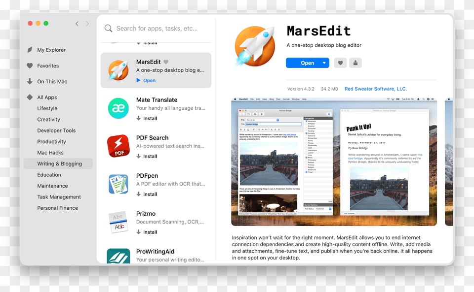 Marsedit App On Setapp Remote Control App Mac, File, Webpage, Page, Text Png Image