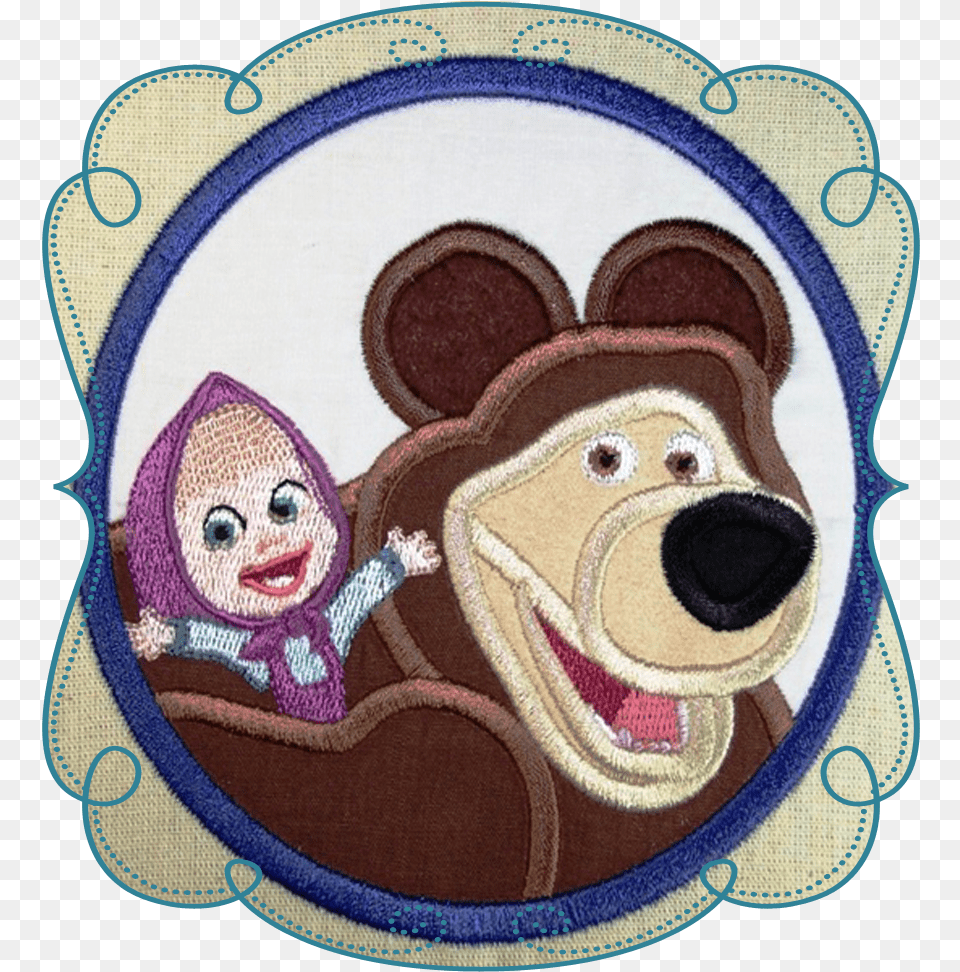 Marsha And Bear Masha And The Bear Embroidery, Applique, Home Decor, Pattern, Stitch Png