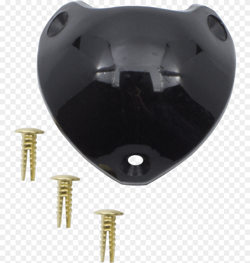 Marshall Black Plastic 3 Hole With Rivets Image Brass, Machine, Screw, Helmet Free Png