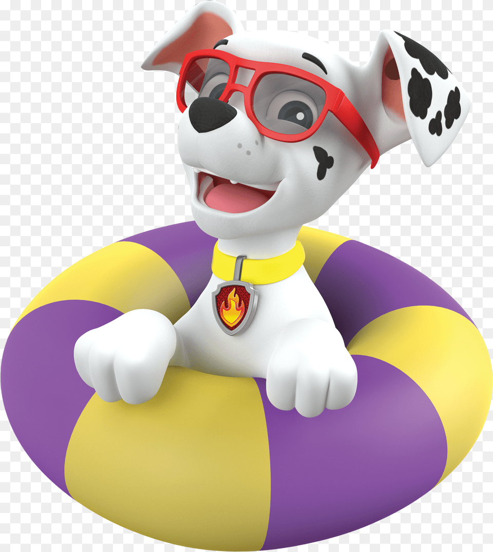 Marshall In A Pool Paw Patrol Clipart Paw Patrol Marshall Summer Free Png Download