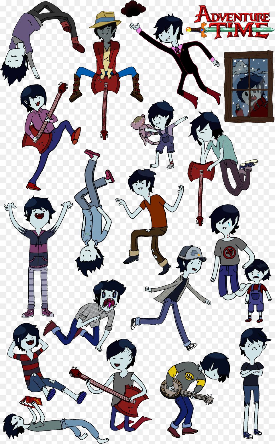 Marshall Lee Genderbent Outfits Adventure Time Marshall Lee Outfits, Publication, Book, Comics, Female Free Png