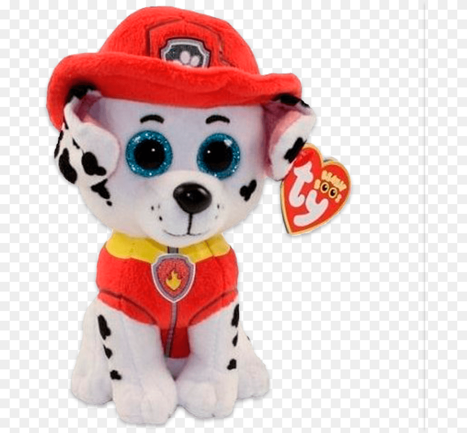 Marshall Paw Patrol Beanie Baby, Plush, Toy, Face, Head Free Transparent Png