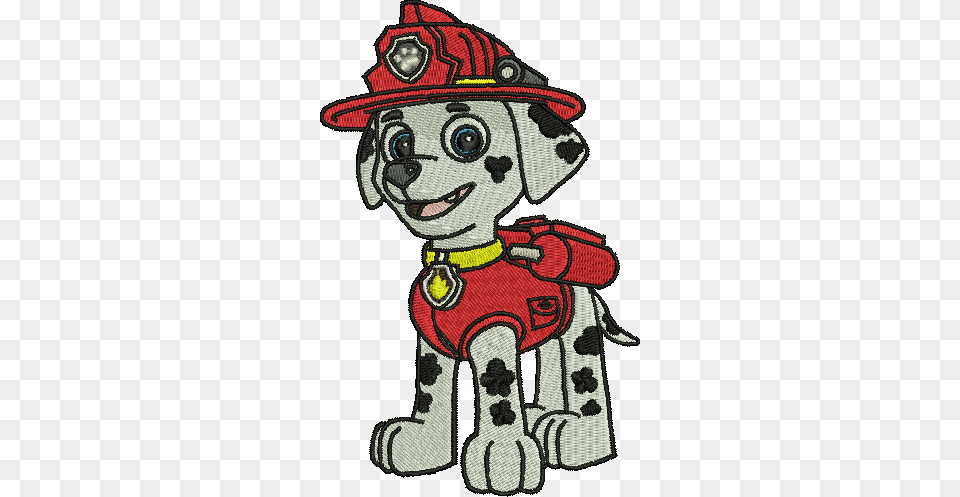 Marshall Paw Patrol Embroidery Designs Instant Download, Baby, Person, Art Free Transparent Png